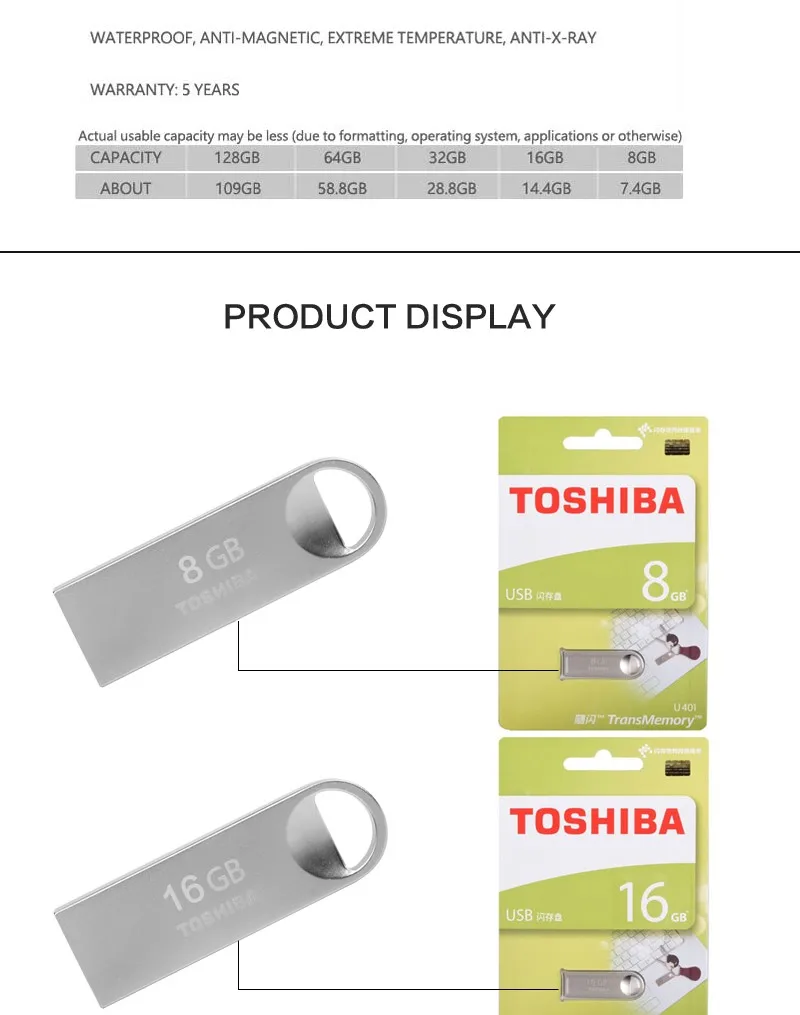 Toshiba USB флеш-накопитель 16 ГБ USB2.0 TransMemory-mini usb флэш-накопителями качество Memory Stick 16 г usb накопитель