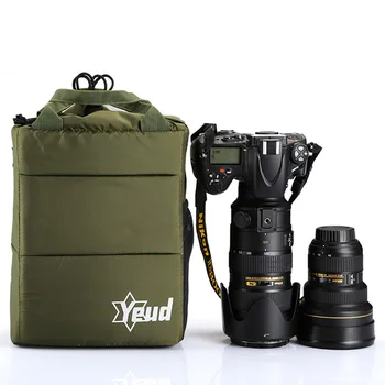 

Roadfisher Waterproof Small Size Camera Carry Bag Photography Protector Insert Partition Case For Canon Nikon Sony DSLR Lens