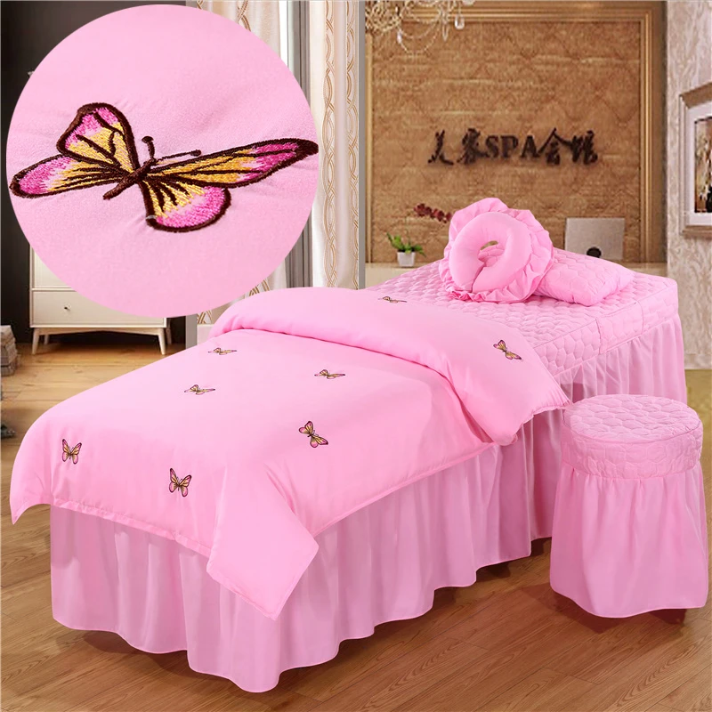 4 5 6 Pcs Massage Bedding Sets Beauty Salon Spa Use Duvet Cover