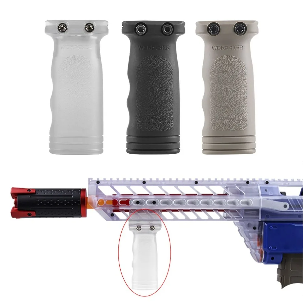 

Worker Hand Replacement Plastic Handle Grip Modification Accessory For N-Strike Elite Retaliator Flywheel Nerf Toy Gun Parts