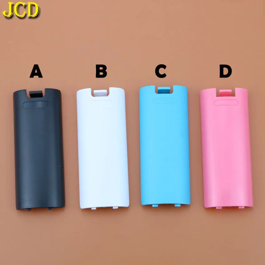 

JCD 1PCS Battery Back Door Cover For Nintend Wii Remote wireless Controller ABS Battery Lid Door Pack Shell Case