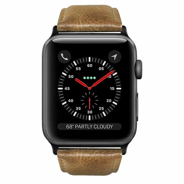 Ремешок для часов Apple Watch 42 мм 38 мм 40 мм 44 мм ремешок из натуральной кожи для iWatch серии 5 4 3 2 1