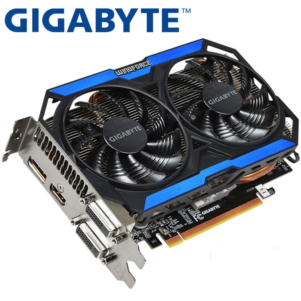 Видеокарта GIGABYTE GTX 960 видеокарта 2 Гб 128 бит GDDR5 видеокарты для nVIDIA VGA карты Geforce GTX960