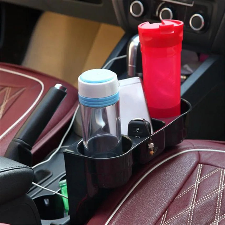 Car styling 1Pc Black Universal Drink Beverage Holders Seat wedge Auto