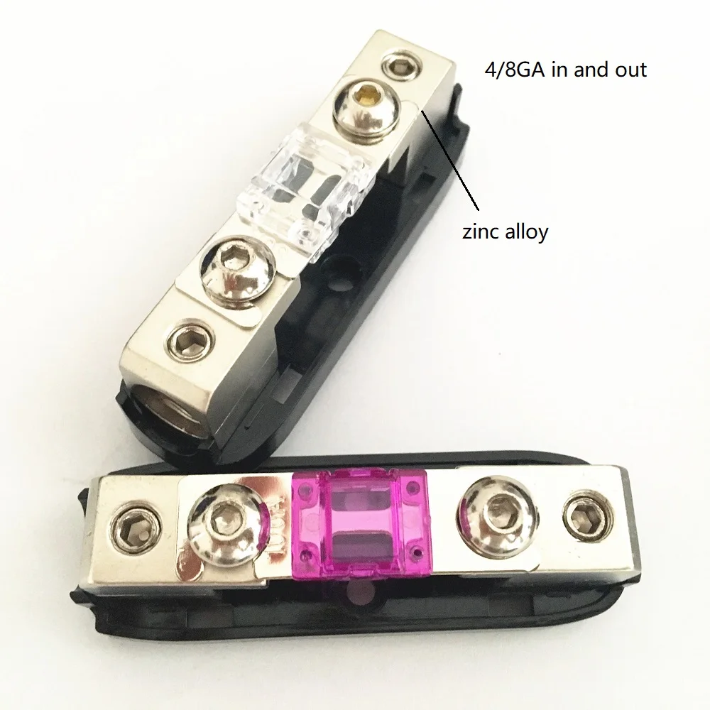 4 ⑤ упак. матовая крышка 4AWG 8AWG 10AWG кабель в Out MINI ANL держатель предохранителя с