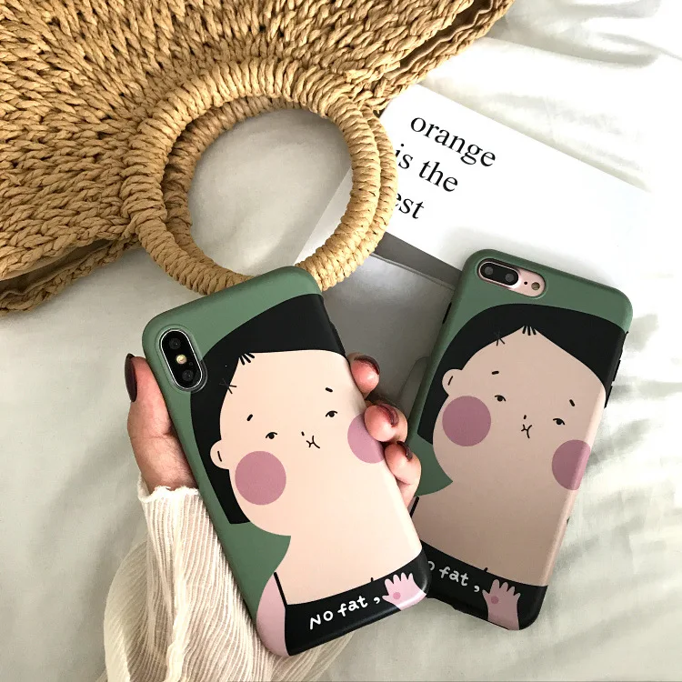 

not fat Phone Case for iPhone 6 6s 6sPlus 7 8 6Plus 7Plus 8Plus X XR XSMAX Soft TPU girls of summer small wholesale