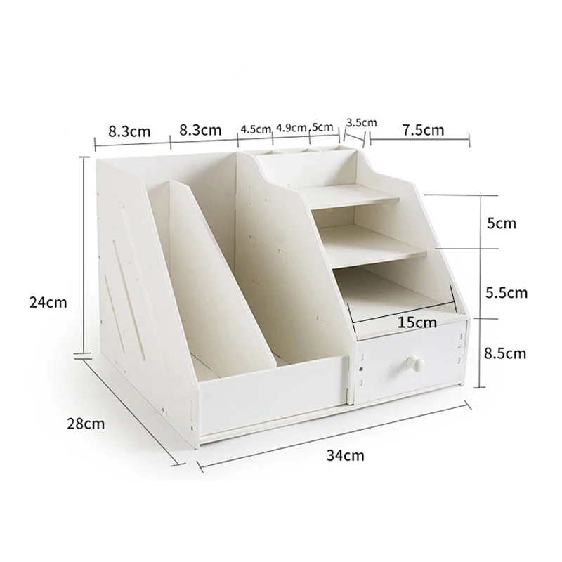 

Organizer Book Holder,Magazine Organizers Desk Organizer Book Holder Desk Stationery Storage Organizer Holder Stand Shelf Rack