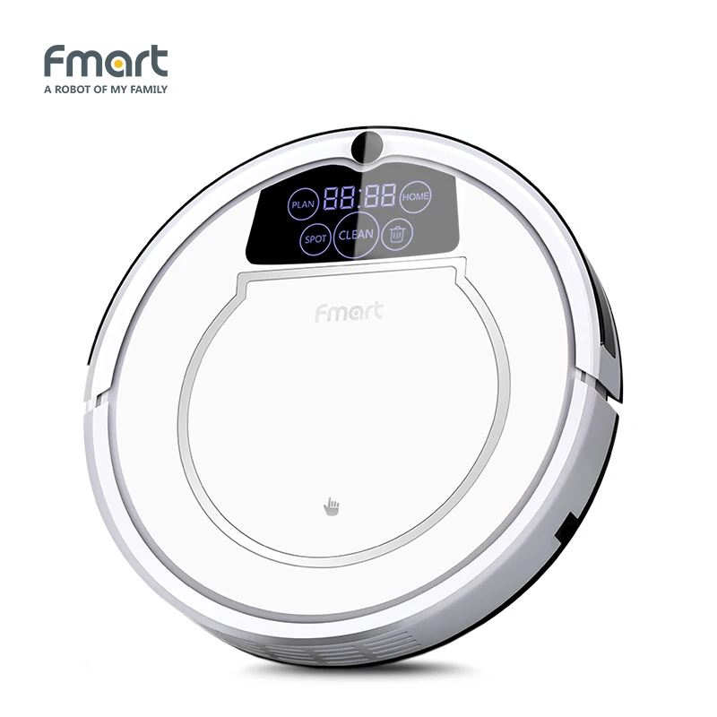

Fmart E-550W(S) Robot Vacuum Cleaner Home Cleaning Appliances 3 in 1 Cleaners Suction Sweeper Mop Led Display Aspirator