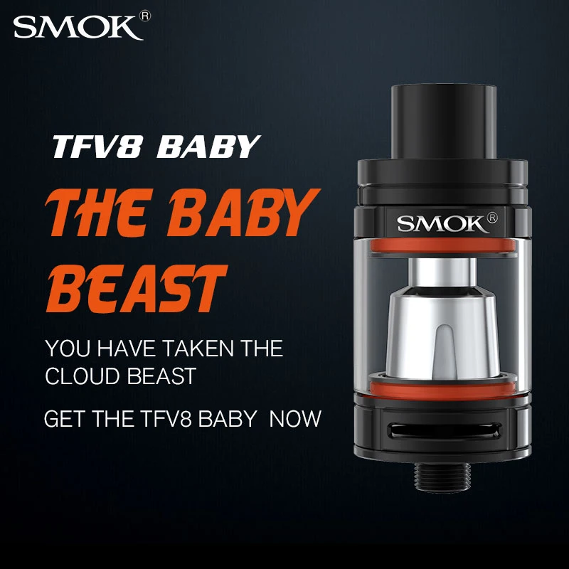 SMOK Vape электронная сигарета r паровая мини TFV8 Детский Комплект 80 Вт Mech Box Mod Kit VS Pico