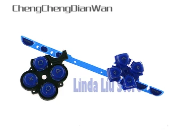 

ChengChengDianWan For PSP2000 PSP 2000 Full set Button Keypad left right button+home start keypad Repair Parts Kits 3sets/lot