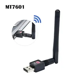 Terow Беспроводной Wi-Fi сетевой карты 150 м USB 2.0 802.11 B/G/N Сетевой адаптер антенны с антенны для портативных ПК Mini Wi-Fi Dongle