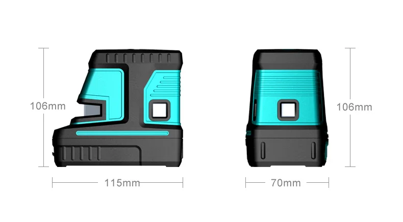 Mileseey L32R лазерный уровень Вертикальные Горизонтальные лазеры