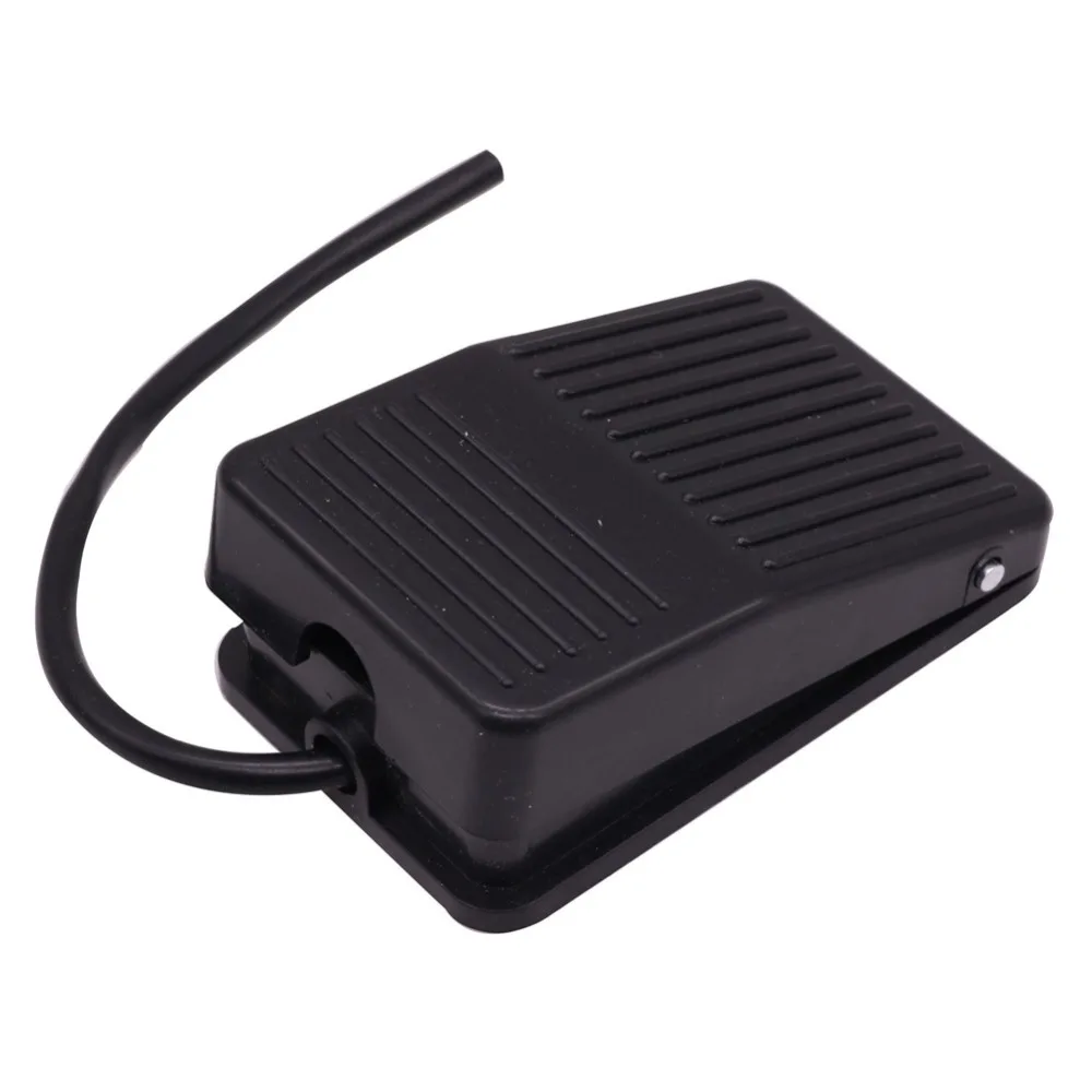 NEW 1PCS AC 220V 10 Amp NO NC Rubber Momentary Power Foot Pedal Switch