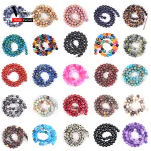 Натуральные драгоценные камни бусины Diy аксессуары 4-10 мм красные яшмы Лава Сердолик обсидиан Круглые бусины для изготовления ювелирных изделий 15 дюймов