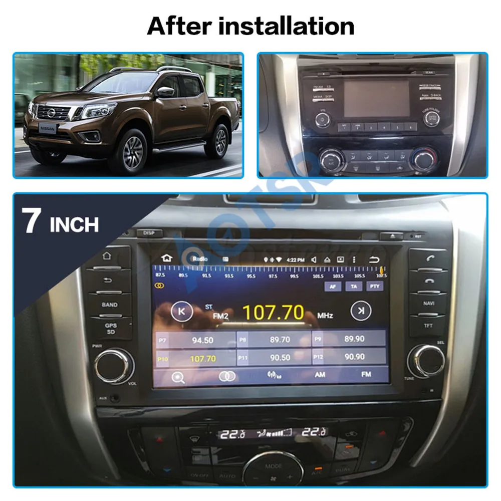 Clearance Car GPS Navigation DVD Player Radio pure Android 9.0 For NISSAN NP300 Navara 2014+ Stereo Headunit SatNav multimedia record IPS 1 Clearance Car GPS Navigation DVD Player Radio pure Android 9.0 For NISSAN NP300 Navara 2014+ Stereo Headunit SatNav multimedia record IPS 1