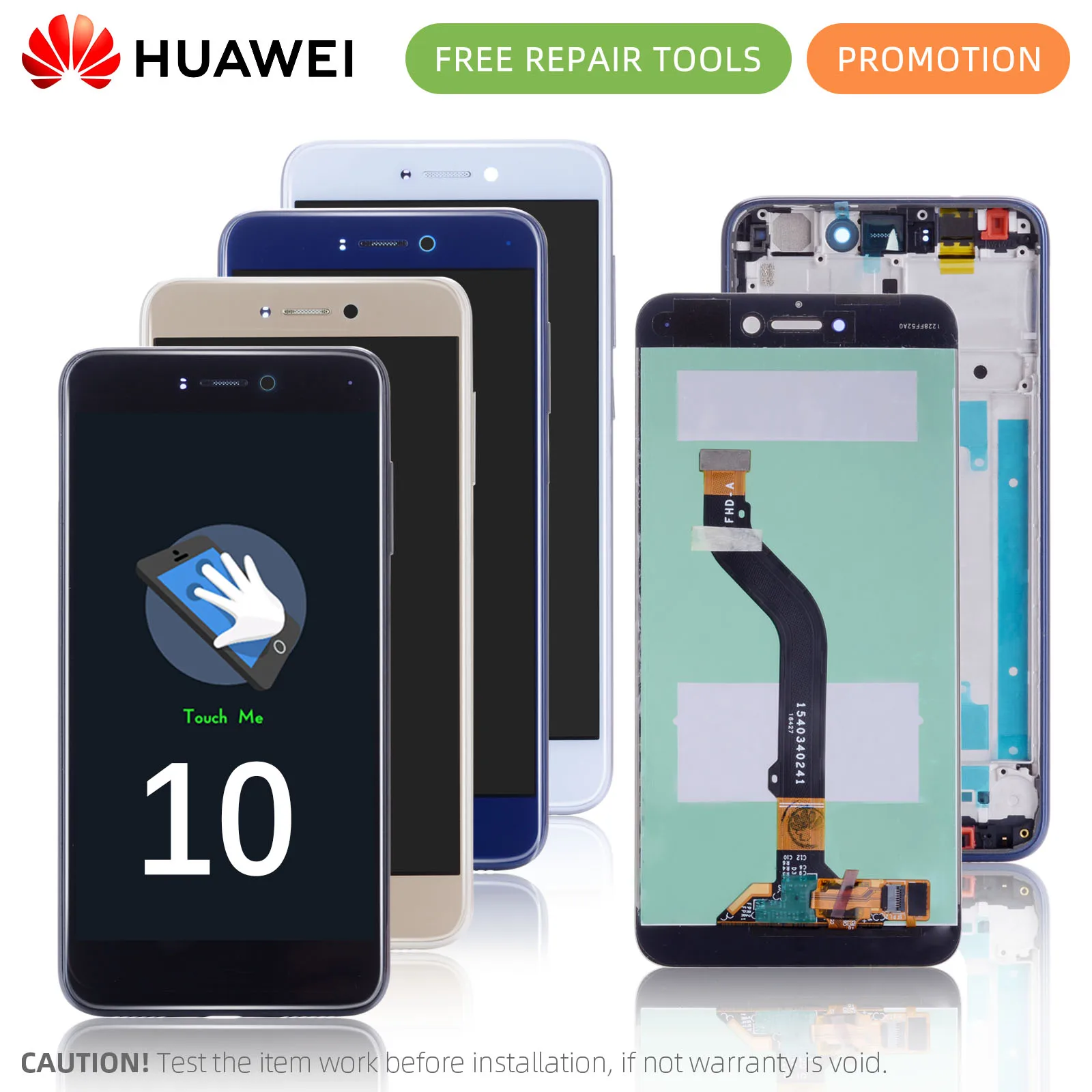 Display for For Huawei P9 LCD assembly with fingertip on frame Original Black Blue White Gold | Мобильные телефоны и
