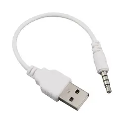 3,5 мм Мужской аудиоразъем AUX к USB 2,0 конвертер кабель Шнур для Apple Ipod MP3 аудиокабель JLRL88