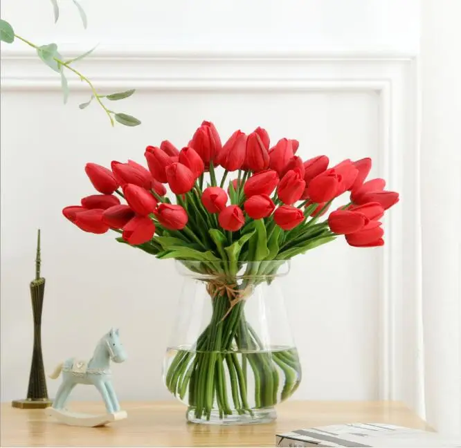 

Pu tulip artificial flower home artificial flower