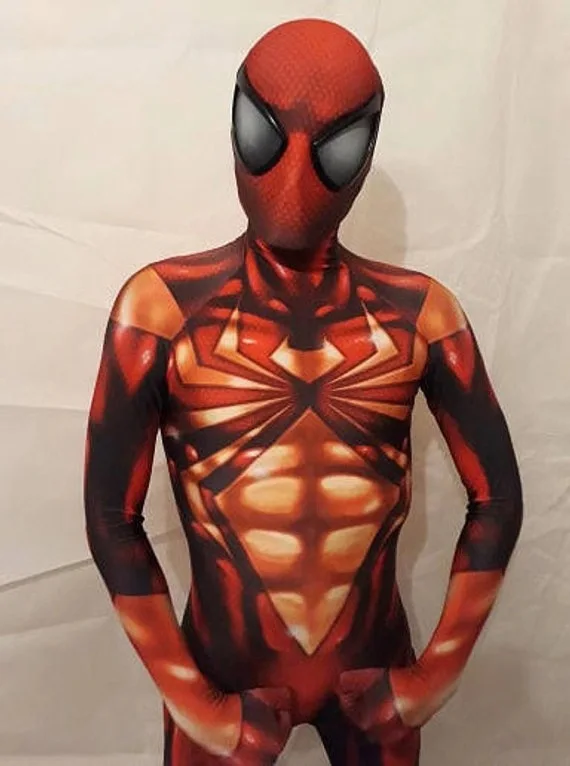 Человек паук 2099 Мигель О 'Хара косплей 3 Костюмы Железный Паук 3D печать полный
