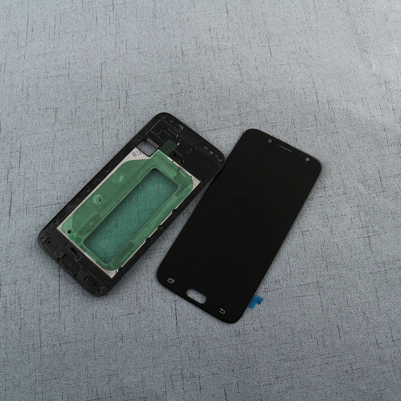 Alesser для samsung Galaxy J7 Pro J730G J730 жк-дисплей сенсорный экран с рамкой Amoled замена регулировка яркости+ инструмент
