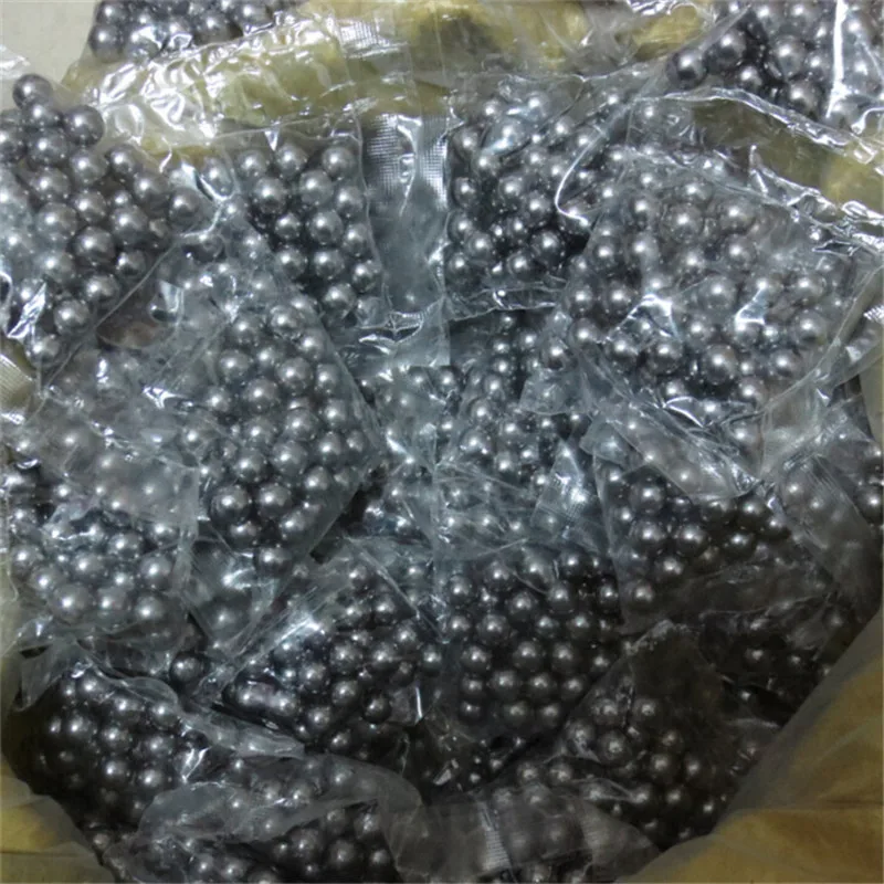 Kampre 100PCS 6MM Sfere in Acciaio al Carbonio per la Caccia Fionda Catapulta di Ricambio per Bici