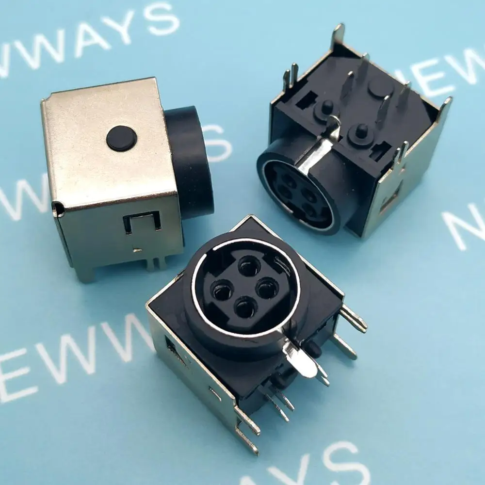 

10pcs S terminal female large 4-core S-terminal DIN-4P terminal socket DIN-422 MPC-4- wiring plug