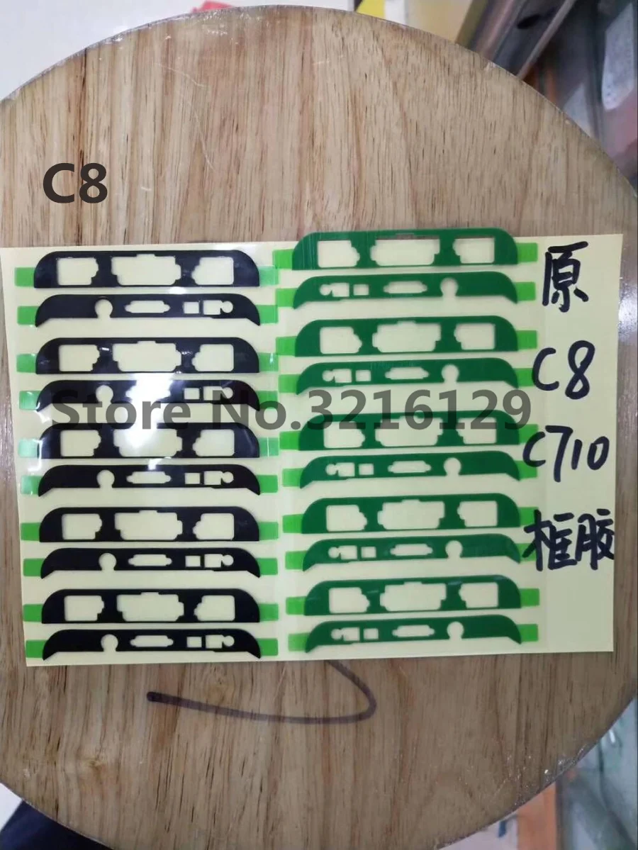 

10set/lot Original New LCD Screen Front Frame 3M Adhesive Glue Sticker Tape For Samsung Galaxy C8 C8000 Free shipping