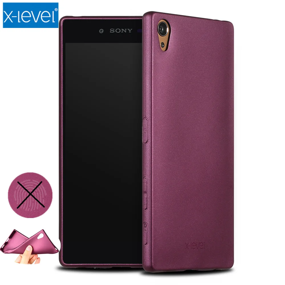Мягкий матовый чехол X-Level из ТПУ для Sony Xperia Z5 Premium накладка на заднюю панель plus + E6833