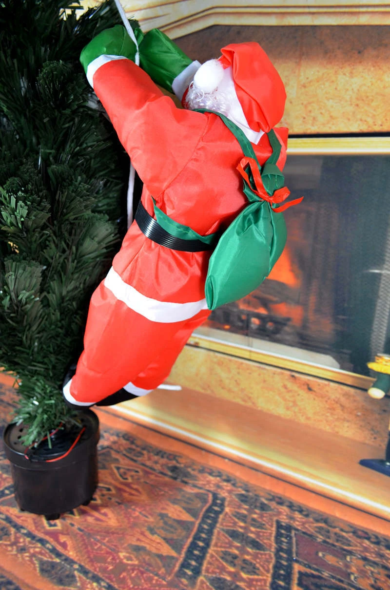 40 см лестницы Санта-Клаус рождественские украшения Модные украшения для дома милые елочные Подвески Декор рождественские подарки MFD78