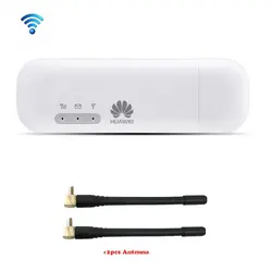 50 шт. разблокированный новый huawei E8372 150 mbps-модем E8372-153 huawei 4G Wifi роутер 4G LTE Wifi lte-модем + 2 шт. антенна