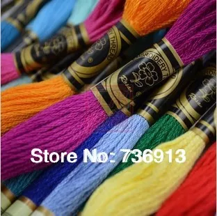 

8.7Yard Length 6 Strands Total 1341 Skeins Embroidery Thread Floss Yarn Similar DMC