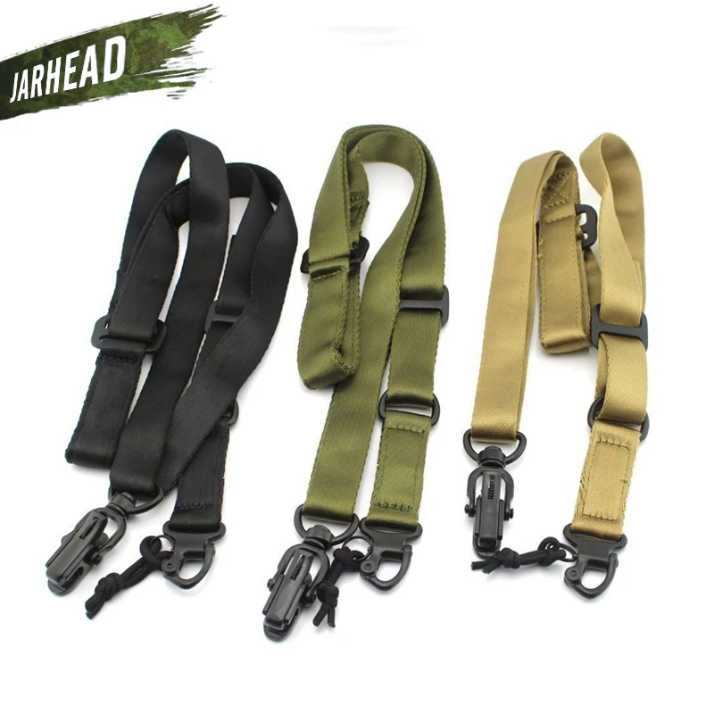 

MS2 Tactics Mission Rifle Sling Double Point Rope Gun Strap CS Multifunction Lanyard Military Sling Strap