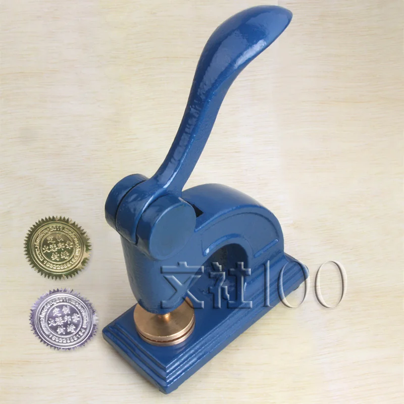 

Desktop convex concave steel seal LOGO Embossing