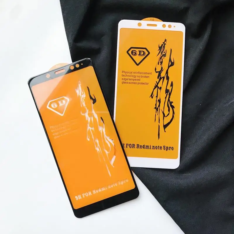 6D Full Cover Tempered Glass For Xiaomi Redmi Note 10 Pro M3