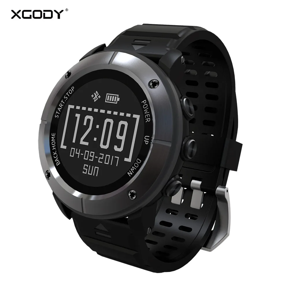 

XGODY UW80 Professional Waterproof GPS Smart Watch Man Activity Tracker Smart Clock Bluetooth Smartwatch IOS Android