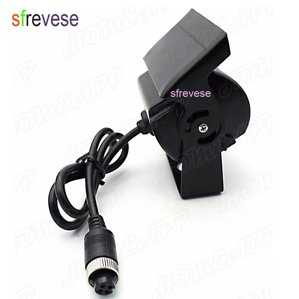 18LED Car Rear View Reverse Camera 7/" LCD Monitor Kit For 20M Bus Truck 12-24V