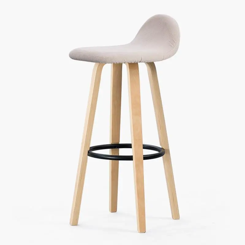 Горячая барный стул спинки кованого Железный барный стул домашний барный стул современный минималистский барный твердой древесины Nordic высокий - Цвет: style 8