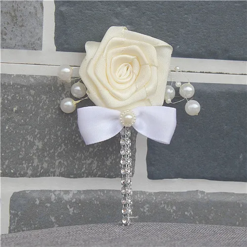Good Quality Decorative Bride Flowers Lapel Pin And Boutonniere with