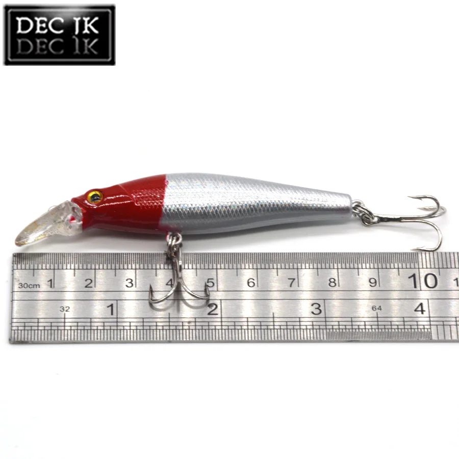 6PCS Floating Crankbaits Minnow Peche Sea Fishing Bait Lot Swimbait Laser Hard Artificial Lures For Fish Topwater Trolls Jerkbait (9)