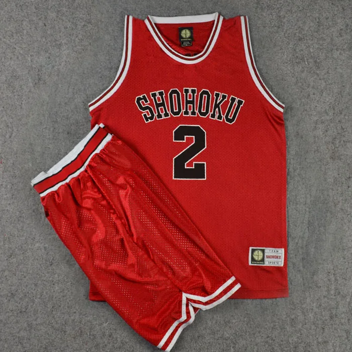 Anime SLAM DUNK Jerseys Shohoku NO.2 Ayako Inoue Basketball Jersey Sets
