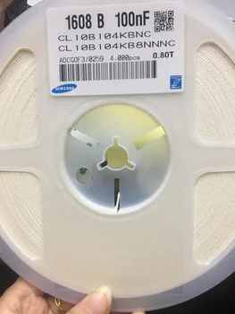 

100% New and original capacitor 1608mm 100nF 10% 50V X7R,0603 100NF 104K 0.1UF 10% X7R 50V 1608