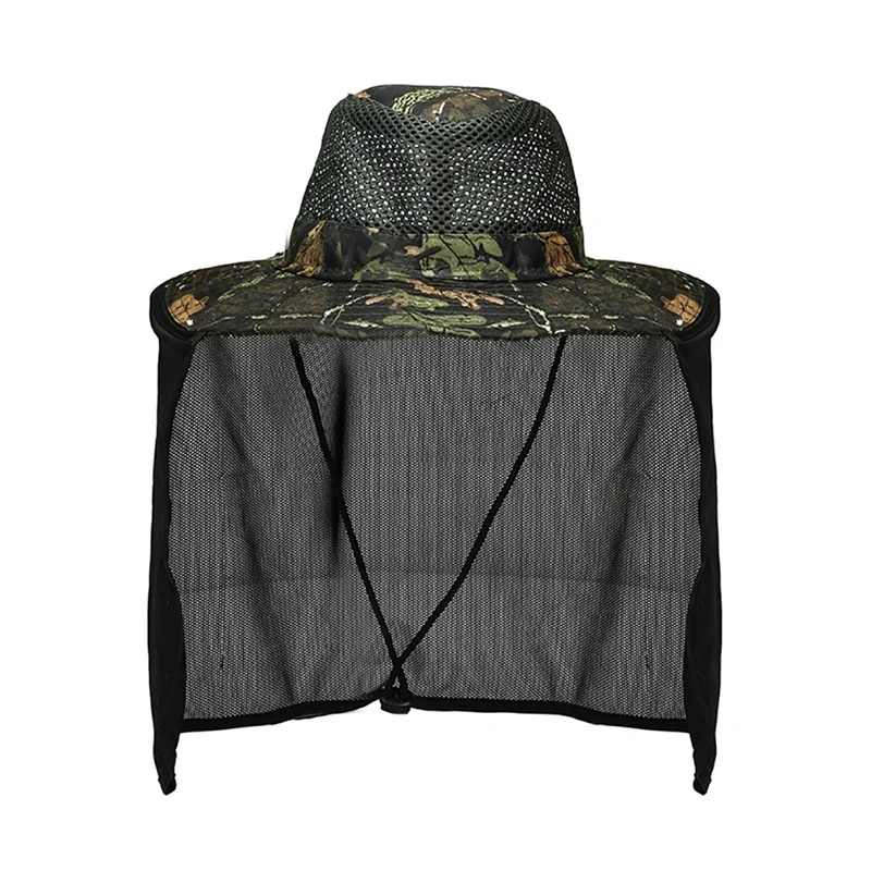 Fishing Cap Flap Cover Detachable Quick-Drying Breathable Mesh Sports Cap Outdoor Sportswear Accessories