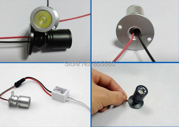 3 года гарантии 10 шт./лот AC85-265V 1 Вт витрина ювелирный шкаф светодиодный мини вниз лампа/светодиодный точечный настенный светильник
