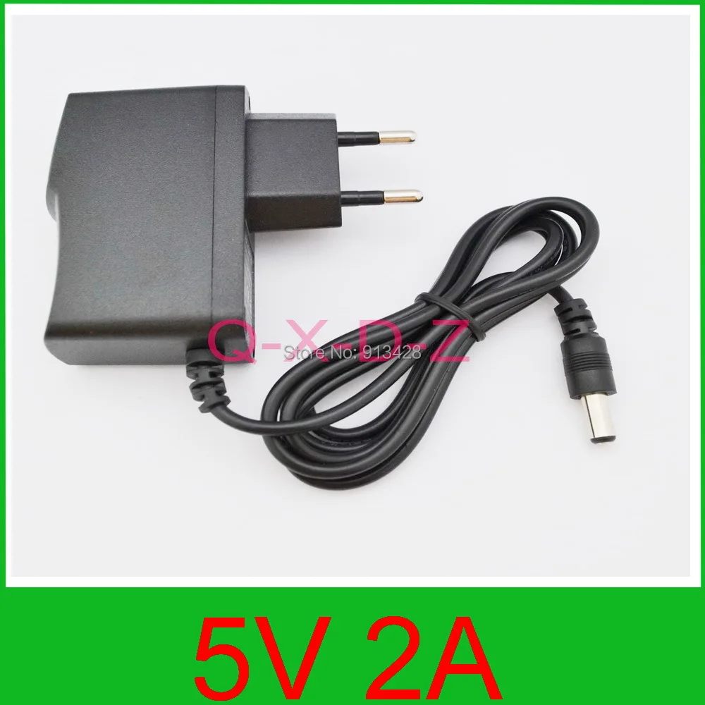 1Pcs DC 5V 2A &amp2000mA AC 100-240V Converter Adapter Power Supply EU Plug 5.5x 2.1mm | Обустройство дома