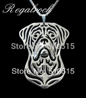 

French Mastiff Dogue de Bordeaux Bulldog Pendant Necklace