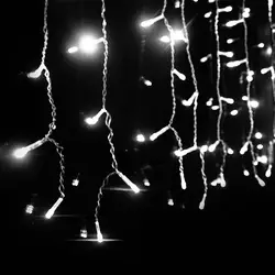Супер яркий светодиодный сосулька Рождество Xmas Строка свет для украшения 4 м 96 LED AC 220 В/110 В LED Рождество сосулька