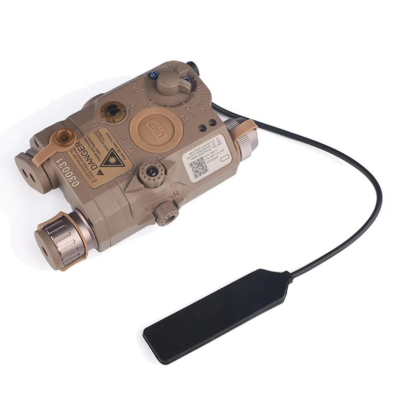 

SEIGNEER Airsoft LA-5 Red Laser IR Laser LED FLashlight Appearance Version LA5 IR Laser PEQ Red Laser Tactical Flashlight EX396