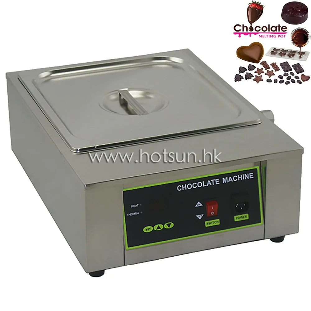 8kg Commercial Use 110v 220v Electric Digital Chocolate Melter Warmer with 1 Melting Pot Wholesale Home Appliances