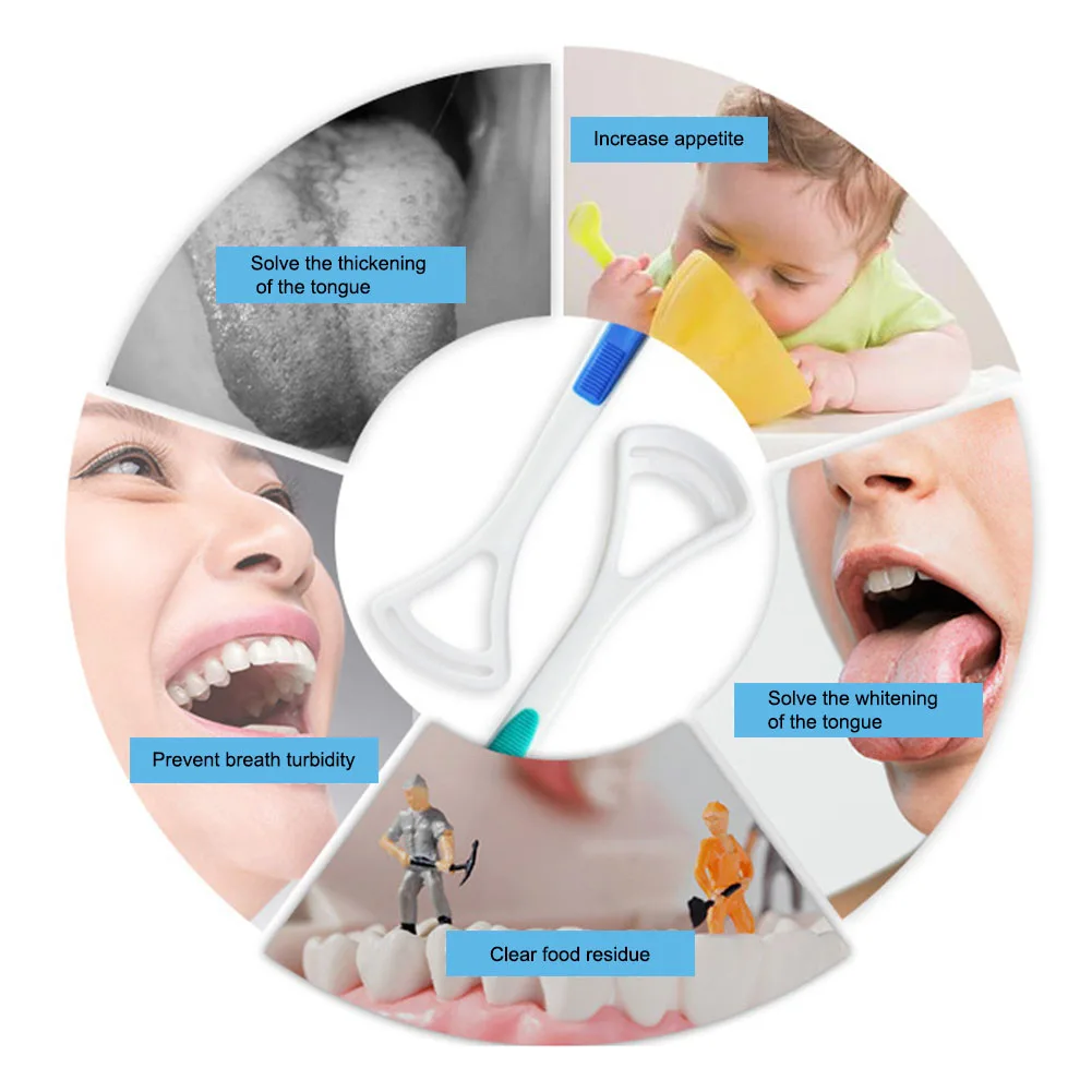 2 шт., щетка для языка, очиститель языка, скребок для чистки, нескользящий скребок для языка, для ухода за полостью рта, сохраняет свежесть, дышащий язык, инструмент для очистки