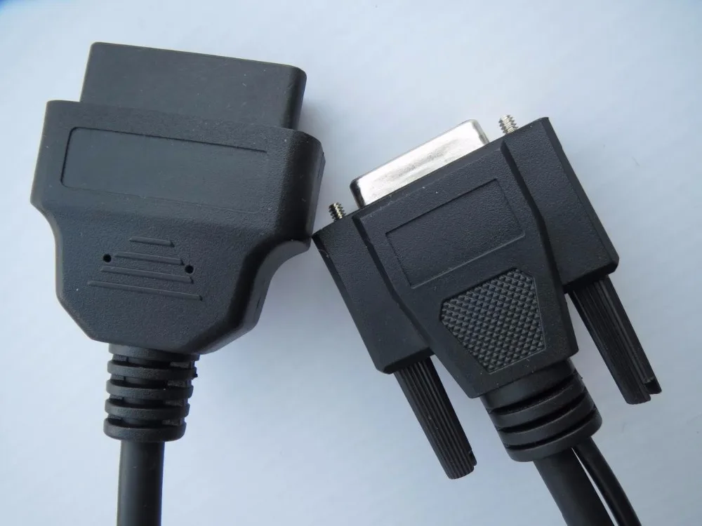 100% Оригинальный Кабель адаптер LAUNCH X431 COM к obd2 obd 16pin для easydiag idiag mdiag golo и т. Д.|obd